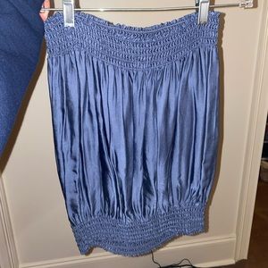 Sofia strapless satin top